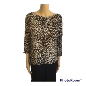 Cable & Gauge Chetah Print Top